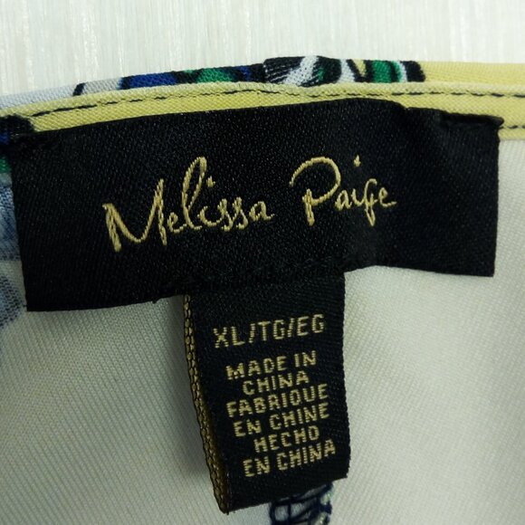 Melissa Paige V-Neck Blouse XL - Picture 3 of 7